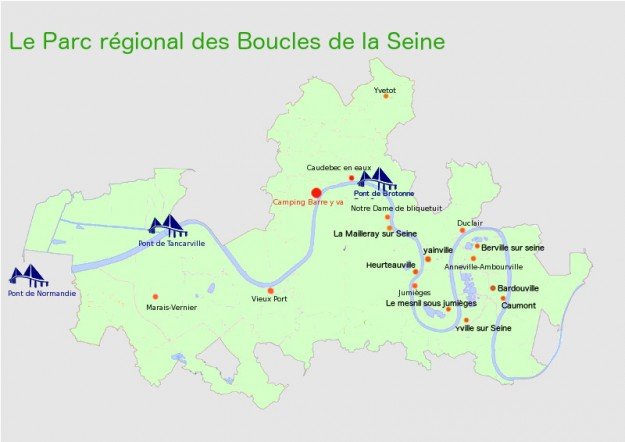 carte parc regional boucles de seine