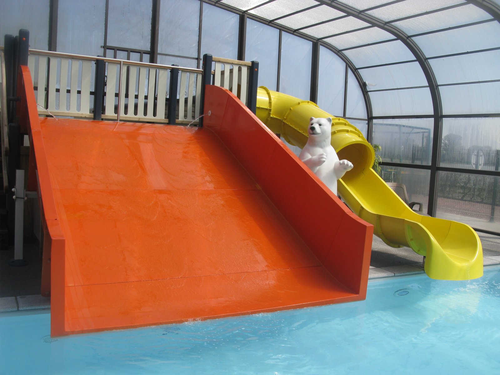 camping piscine toboggan normandie