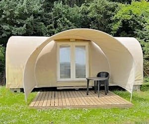 location de coco-sweet un bungalow toilé cosy en Normandie sur les boucles de la Seine 